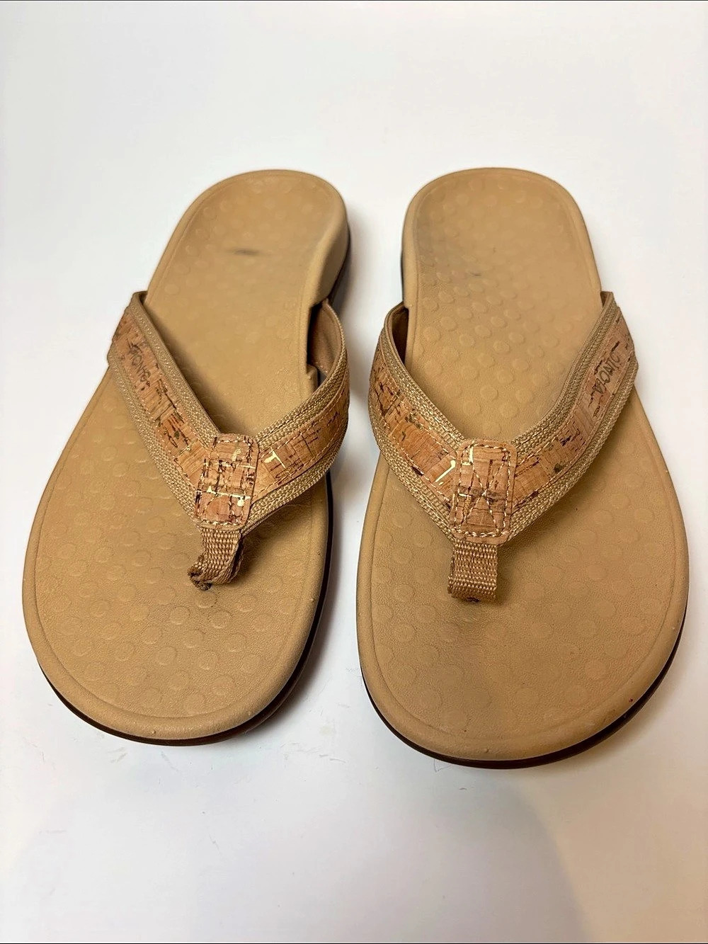 Vionic Tide II Cork Thong Sandal Women's Brown